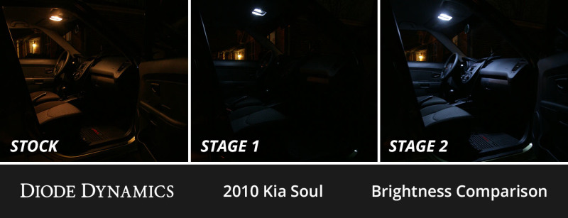 Diode Dynamics 10-13 Kia Soul Interior LED Kit Cool White Stage 2 thumbnail 6
