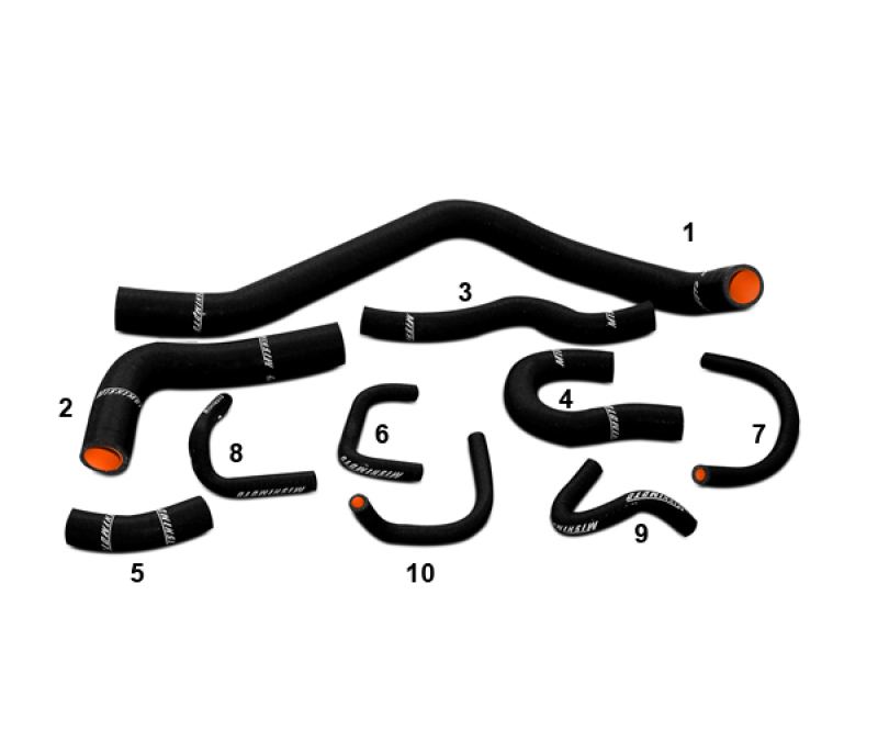 Mishimoto 88-91 Honda Civic Black Silicone Hose Kit thumbnail 7