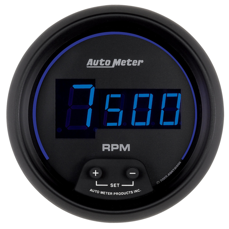 Autometer Cobalt Digital 85.7mm Black In-Dash Tachometer thumbnail 7