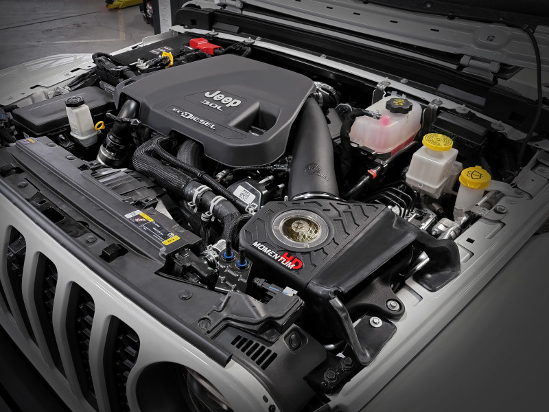 aFe 20-21 Jeep Wrangler (JL) V6-3.0L (td) Momentum HD Cold Air Intake System w/ Pro GUARD 7 Media thumbnail 5