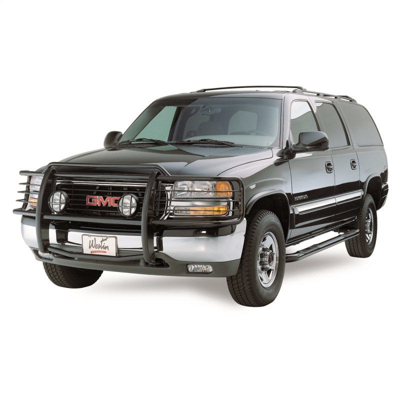 Westin 1999-2002 GMC Sierra 1500LD Sportsman Grille Guard - Black thumbnail 9
