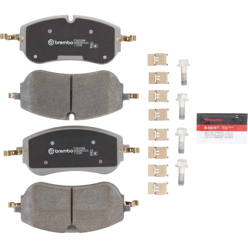 Brembo OE 21-24 Jaguar E-Pace/21-23 Land Rover Discovery Sport Ceramic Brake Pad - Front thumbnail 2