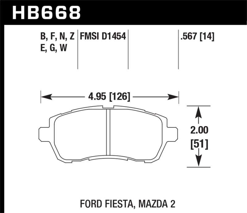 Hawk 15-16 Cadillac XTS / Chevrolet Corvette DTC-70 Front Brake Pads thumbnail 3