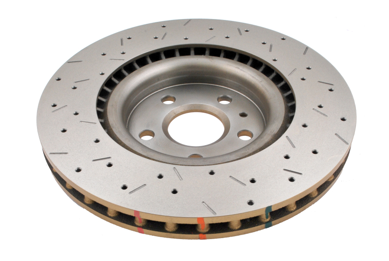 DBA HD Series 4000XS Brake Rotors DBA42604XS Disc Rotor, Cross-Drilled, Slotted, 4000 XS Series, Uni-Directional, Chevrolet, Camaro, Front, Each thumbnail 6