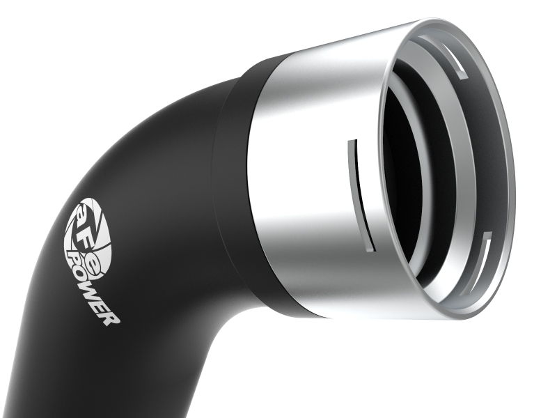 BladeRunner 3 IN Aluminum Hot and Cold Charge Pipe Kit Black