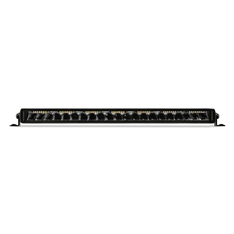 Go Rhino Xplor Blackout Combo Series Sgl Row LED Light Bar w/Amber (Side/Track Mount) 20.5in. - Blk thumbnail 2