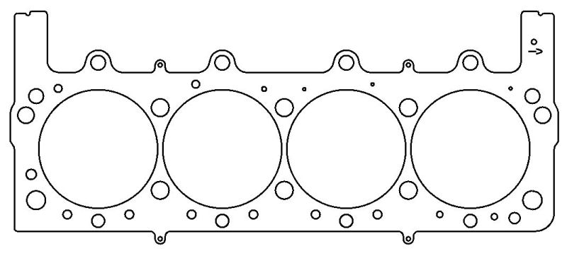 Cometic Ford 460 Pro Stock 4.685in Bore .051 inch MLS-RH A500 Block Head Gasket thumbnail 9