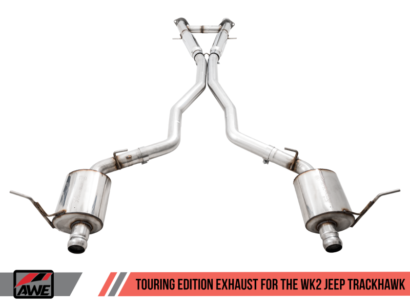 AWE Tuning 2020 Jeep Grand Cherokee SRT/Trackhawk Touring Edition Exhaust - Use w/Stock Tips thumbnail 2