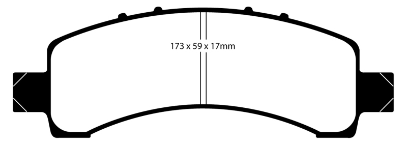 EBC S9 Brake Pad and Rotor Kit (1x ebcDP41667R, 1x ebcUSR7216) thumbnail 6