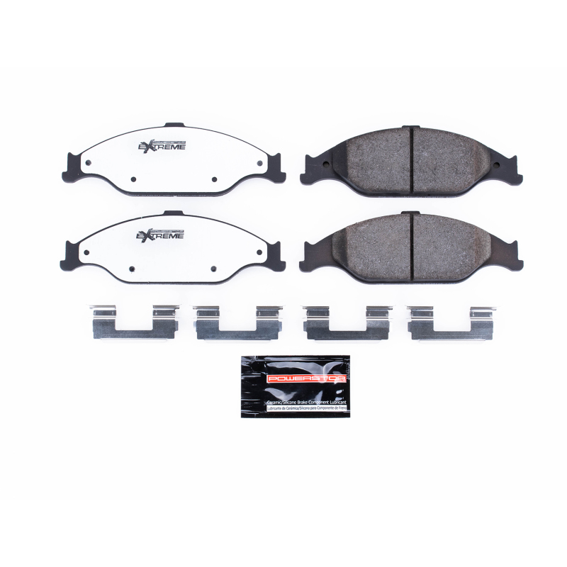 Power Stop 99-04 Ford Mustang Front Z26 Extreme Street Brake Pads w/Hardware thumbnail 2