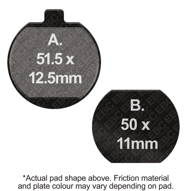 EBC 72-73 Kawasaki S2 A 350cc Front Left/Right FA-SFA-X Brake Pads