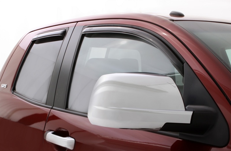 AVS 07-18 Toyota Tundra Double Cab Ventvisor In-Channel Front & Rear Window Deflectors 4pc - Smoke thumbnail 2
