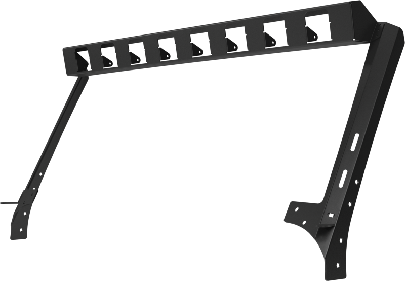 Go Rhino 07-18 Jeep Wrangler JK WLF Windshield Light Mount Frame - Eight Cube Lights thumbnail 6