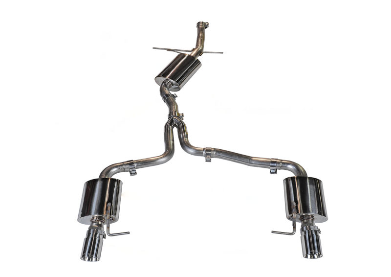 AWE Tuning Audi 8R Q5 2.0T Touring Edition Exhaust - Polished Silver Tips thumbnail 7