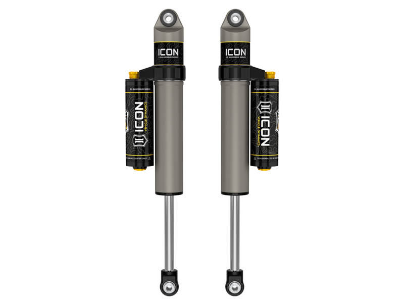 ICON 2021+ Ford F150 2WD 0-1in Lift Rear V.S. 2.5 Alum. Series Shocks Piggyback Res. w/ CDCV - Pair