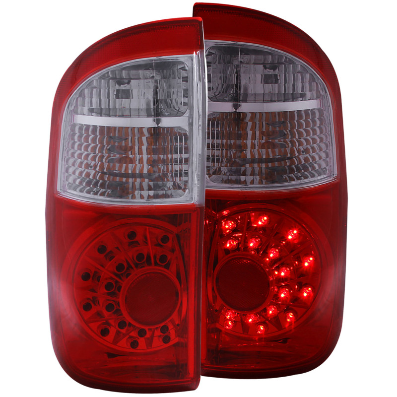 ANZO 2004-2006 Toyota Tundra LED Taillights Red/Clear thumbnail 5
