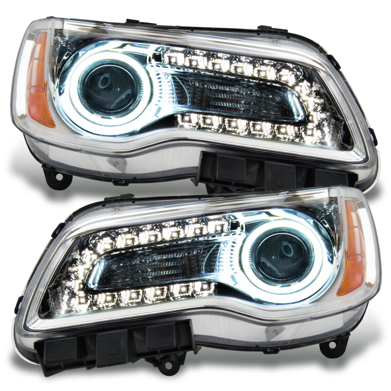 Oracle 11-14 Chrysler 300C SMD HL - Chrome - NON HID - White thumbnail 2
