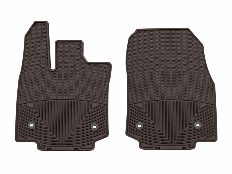 WT Rubber Mats - Front - Cocoa