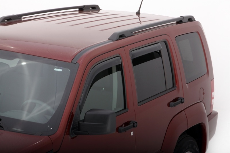 AVS 08-14 Jeep Liberty Ventvisor In-Channel Front & Rear Window Deflectors 4pc - Smoke thumbnail 6