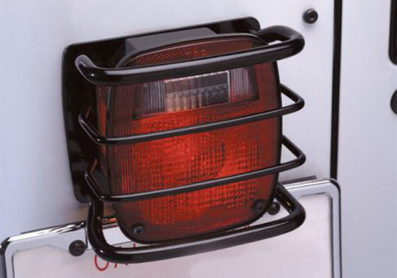 Rampage 1976-1983 Jeep CJ5 Taillight Euroguards - Black thumbnail 2
