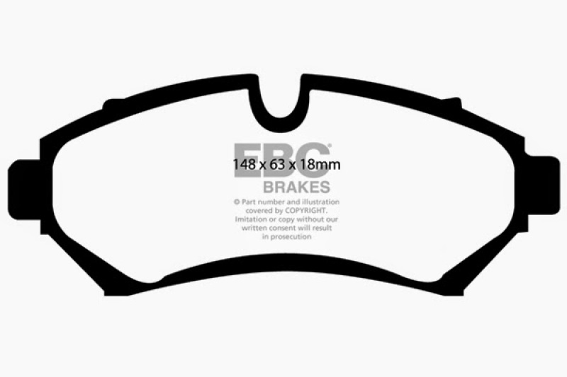 EBC 98-04 Cadillac Seville 4.6 Ultimax2 Front Brake Pads thumbnail 4