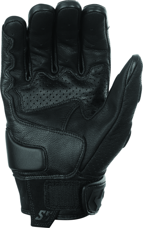 Speed and Strength Twist of Fate Leather Gloves Black - Small thumbnail 4