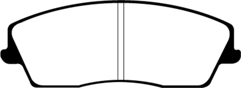 EBC 05-09 Chrysler 300 2.7 Yellowstuff Front Brake Pads thumbnail 7