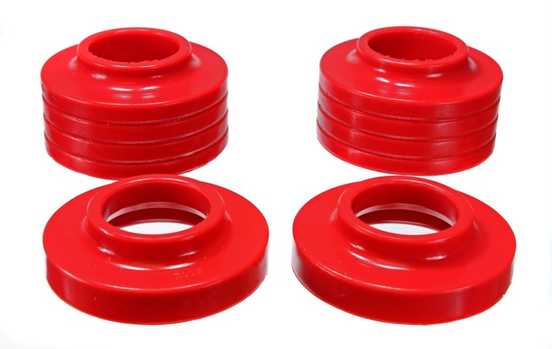 Energy Suspension Jeep Spring Isolators - Red thumbnail 3