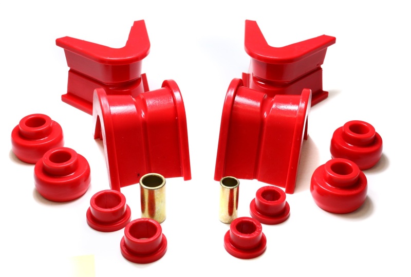 Energy Suspension 76-77 Ford Bronco/66-72 F-100/F-150 Red 7 Deg Offset Complete 14 Pc C-Bushing Set thumbnail 5