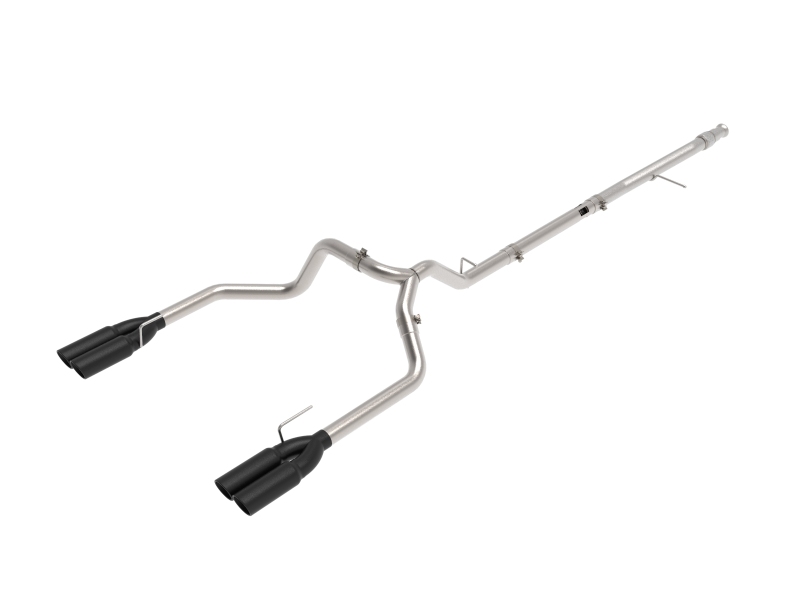 aFe Vulcan Series 3in 304SS DPF-Back 20-21 GM Trucks L6-3.0L (td) LM2 - Dual Black Tip thumbnail 2
