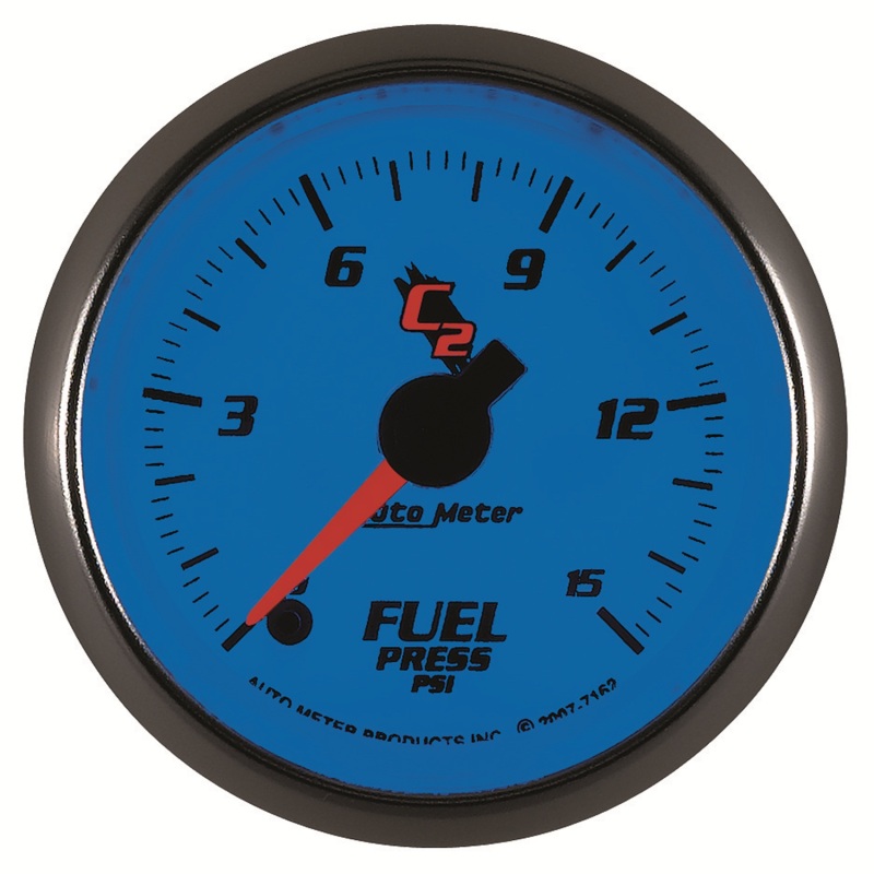 AutoMeter Gauge Fuel Pressure 2-1/16in. 15PSI Digital Stepper Motor C2 thumbnail 9