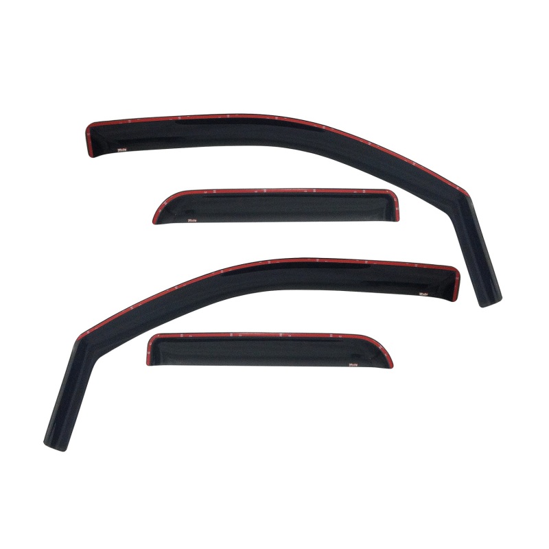 Westin 2002-2008 Dodge Ram Quad Cab (4 DR) In-Channel Wind Deflector 4pc - Smoke thumbnail 5