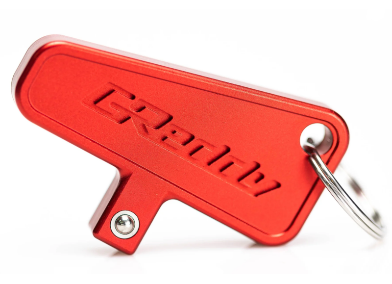 GReddy 3/8in Drive Master Switch Keychain - Red