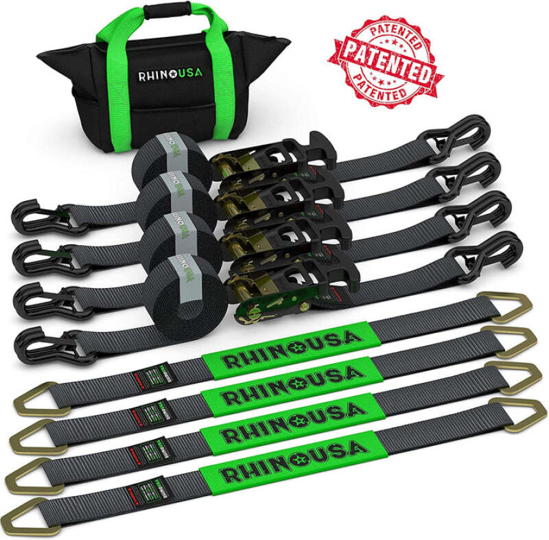 Rhino USA Heavy Duty Vehicle Tie Down Kit - Black
Tie Strap