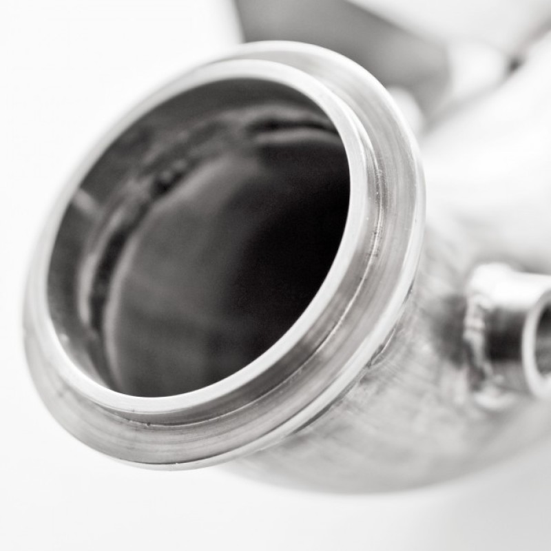 Stainless Works 2013-18 Ford Focus ST 3in High-Flow Cats Downpipe Factory Connection thumbnail 7