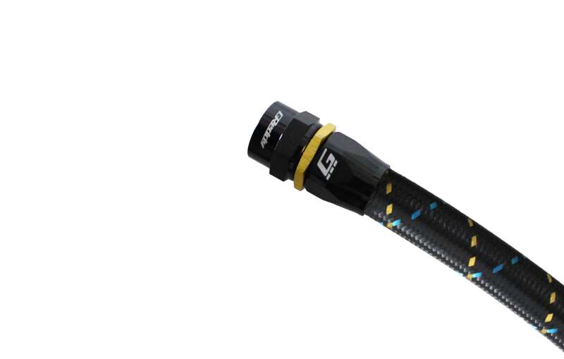 GReddy AN04 STRAIGHT HOSE END SWIVEL BLACK/GOLD ANODIZED thumbnail 9