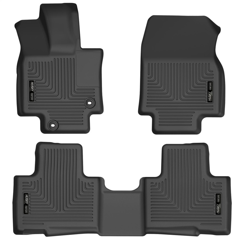 Husky Liners 20-21 Highlander All / 21 Highlander XSE Weatherbeater Front & 2nd Seat Liners - Black thumbnail 2