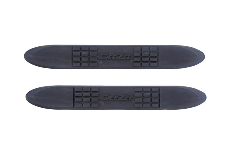 Dee Zee Step Pads DZ3INCHECKS Nerf Bar and Bar Components, Pad, Plastic, Black, For 3 in. Bars, 3 Mounting Holes, Pair thumbnail 2