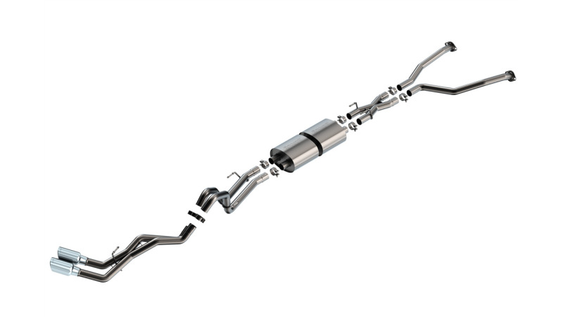 Borla 22-24 Toyota Tundra 3.4L V6 (Inc. Hybrid) Ext. Cab/STD Bed/145.7in WB S-Type Cat-Back - Chrome thumbnail 5
