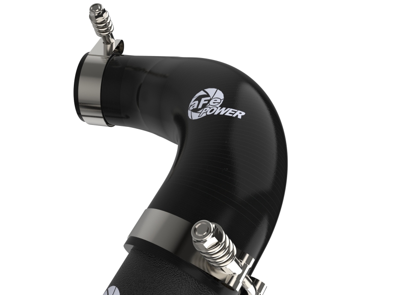 BladeRunner 3 IN Aluminum Hot Charge Pipe Black