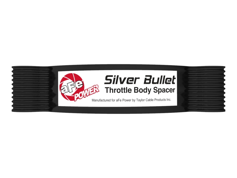 aFe 2020 Vette C8 Silver Bullet Aluminum Throttle Body Spacer / Works With Factory Intake Only - Blk thumbnail 7