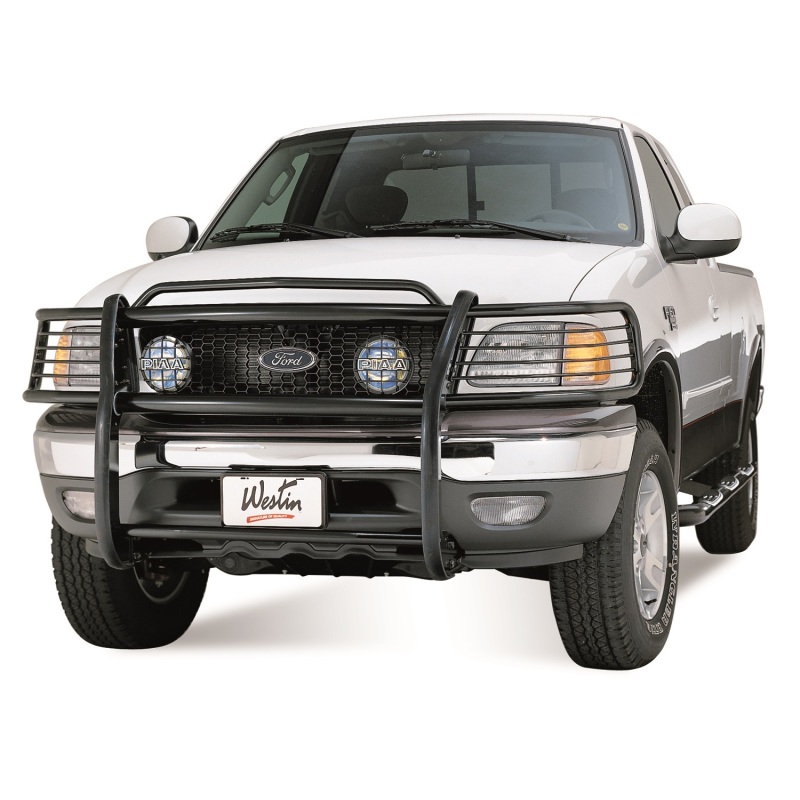 Westin 1997-2004 Ford F-150/250LD 4WD (Heritage Edition) Sportsman Grille Guard - Black thumbnail 9