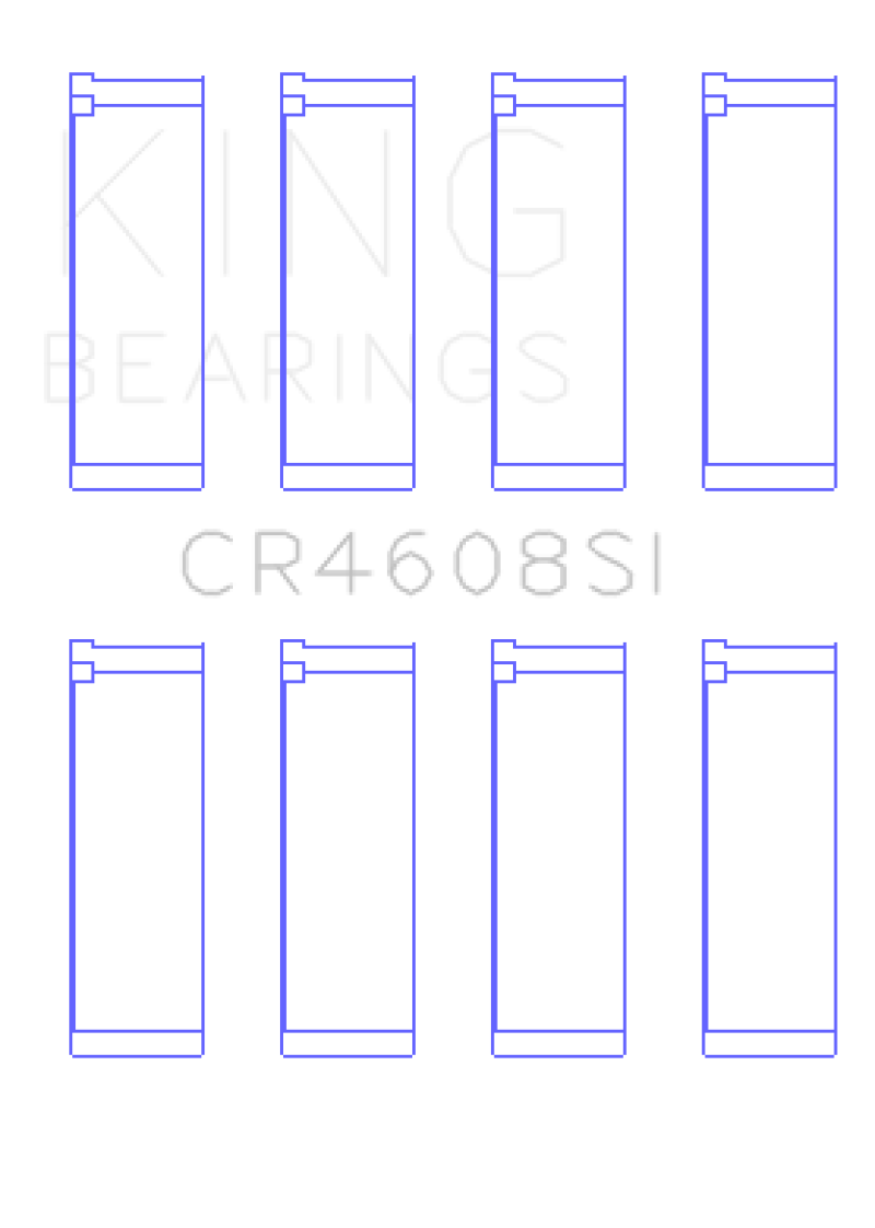 King Engine Bearings Toyota 2ZZ-GE Connecting Rod Bearing Set (Set of 4) - Size STD thumbnail 3