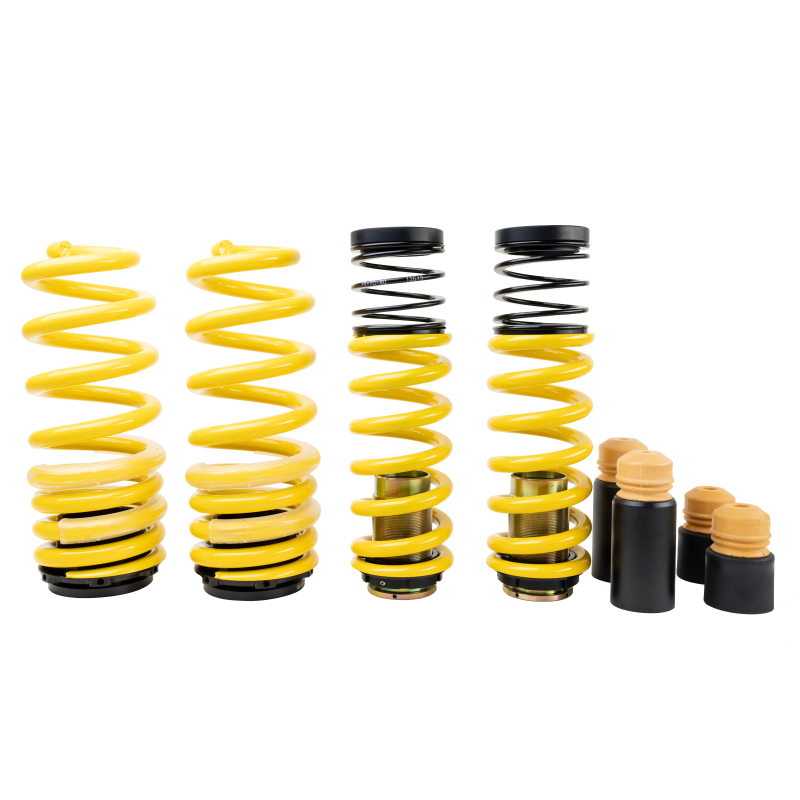 ST Suspensions Adjustable Lowering Springs 27329005 Springs, Height, Front and Rear, Yellow Powdercoated, Use with Factory Dampers, Jeep, Kit thumbnail 8