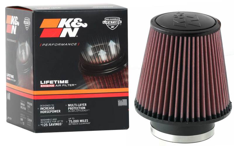 K&N Universal Clamp-On Air Filter 4in FLG / 6-1/2in B / 4-1/2in T / 6in H thumbnail 4