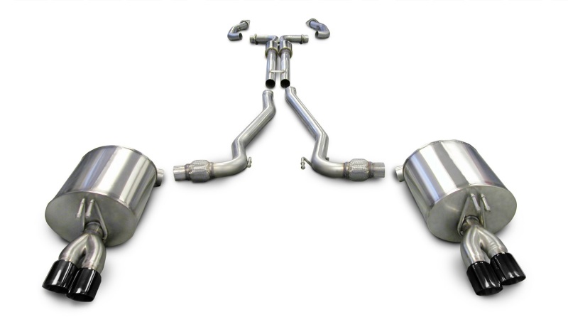 Corsa 2008-2009 Pontiac G8 GXP 6.0L V8 Sport Cat-Back w/ Dual 3in Black Tips thumbnail 3