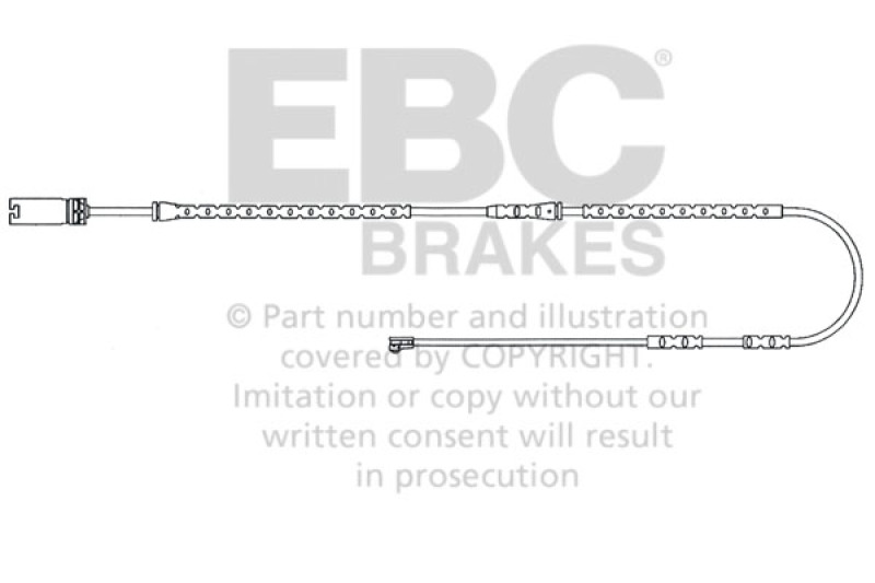 EBC 2010-2012 BMW 335xDrive 3.0L Twin Turbo (E92) Front Wear Leads thumbnail 3