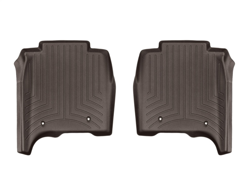 WeatherTech 14-16 Land Rover-Range Rover Rear FloorLiner - Cocoa Long Wheelbase w/ 2nd Row Console