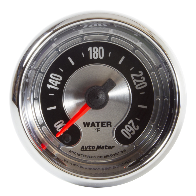 Autometer American Muscle 52mm Full Sweep Electric 100-260 Deg F Water Temperature Gauge thumbnail 6