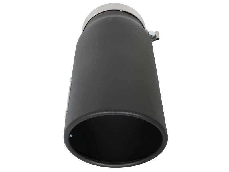 aFe Power MACH Force-Xp 5in In x 6in Out x 15in L Bolt-On 409 SS Exhaust Tip - Black thumbnail 5